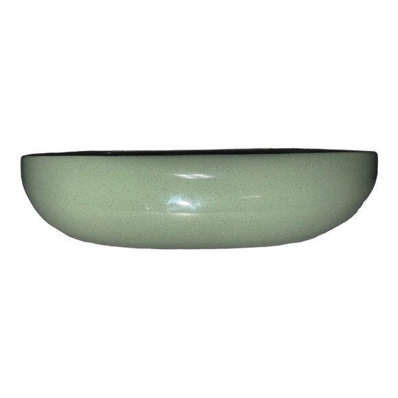 Russell Wright Vintage Green Oblong Oval Serving Bowl 10" - Picture 6 of 7